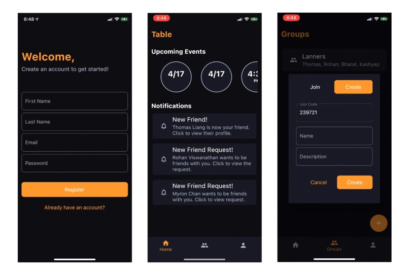Table – screenshot 2