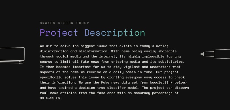 Fake news detection – screenshot 6