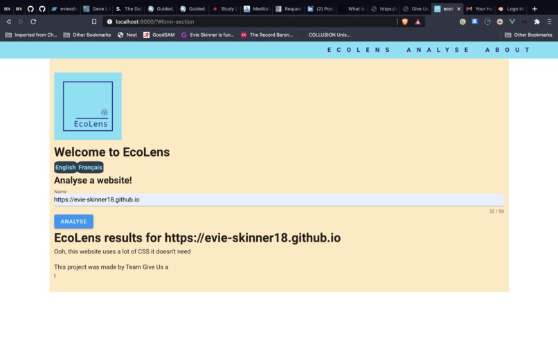 EcoLens – screenshot 1