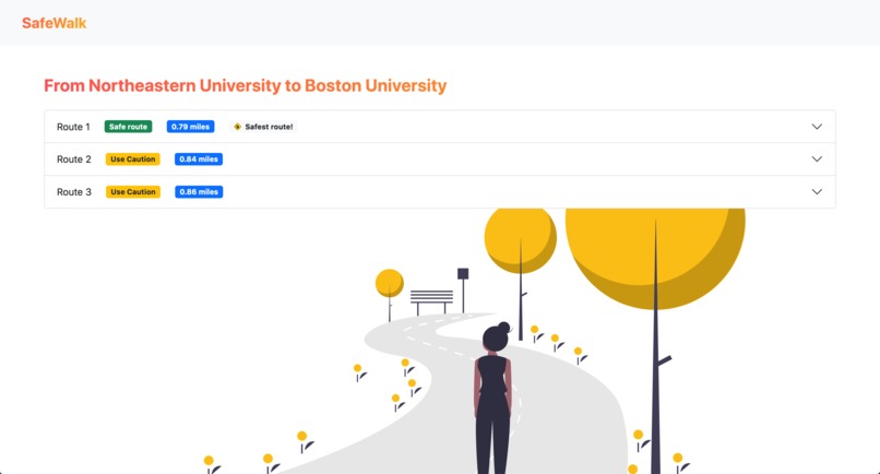 SafeWalk — Boston, MA – screenshot 2