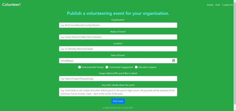 Co-lunteer – screenshot 4