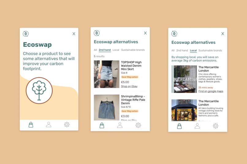 Ecoswap - Greener Shopping Alternatives – screenshot 1