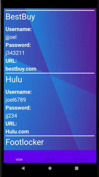 [44] - PasswordStorer – screenshot 4