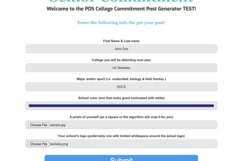 Senior Commitment Post Generator CO'25 – screenshot 2