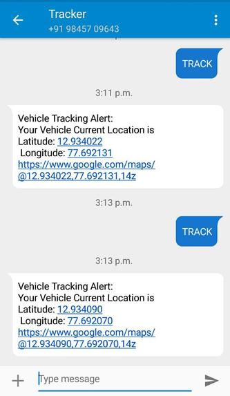 Vehicle Tracker and Theft Alert System – screenshot 4