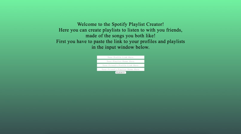 [38] - Spotify Playlist Creator – screenshot 2