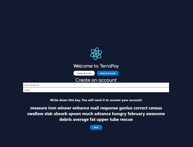 Terra Pay – screenshot 1
