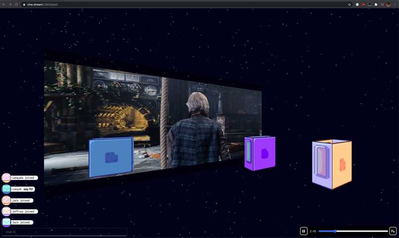 cine.stream [Sonoma Hacks '21] – screenshot 1