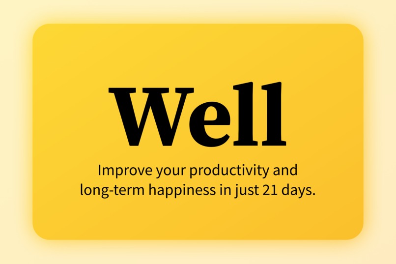 The Well App – screenshot 1