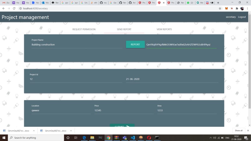 BlockChain based Virtual files transfer – screenshot 3
