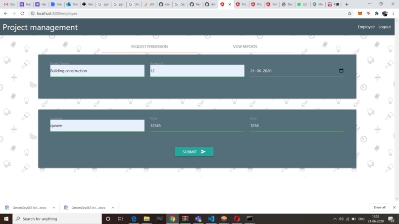 BlockChain based Virtual files transfer – screenshot 4