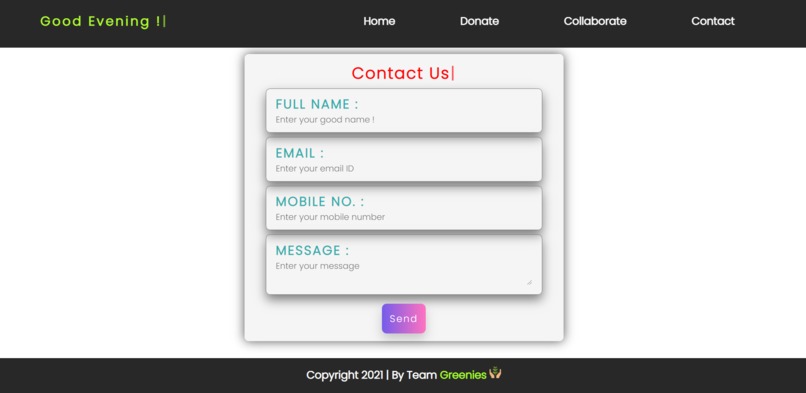 Website to Environment Conservation – screenshot 4