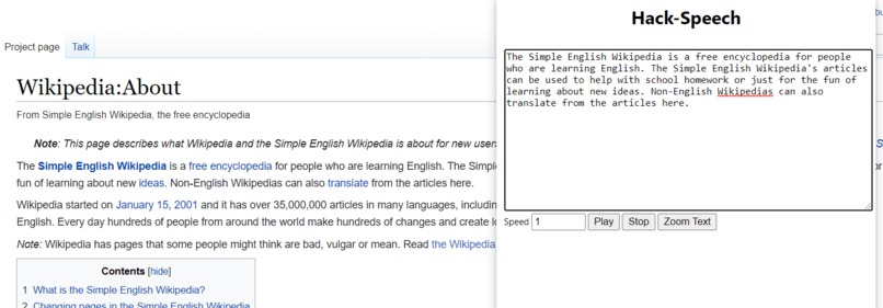 Hack-Speech – screenshot 1
