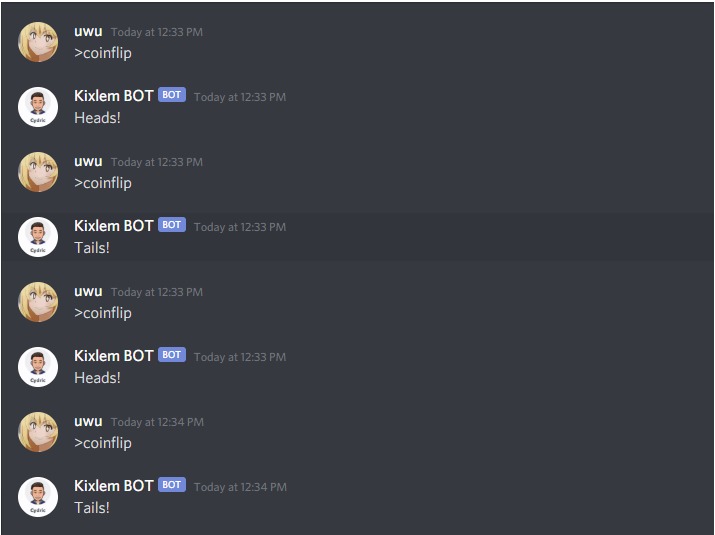 Kixlem Bot – screenshot 1