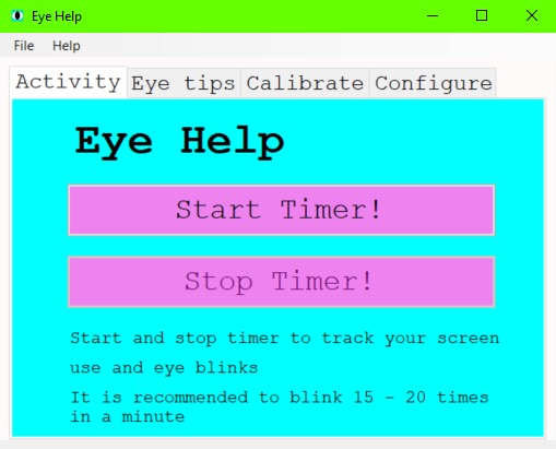 EyeHelp – screenshot 1