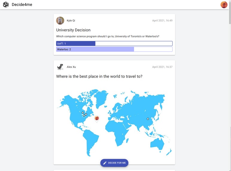 Decide4me – screenshot 1