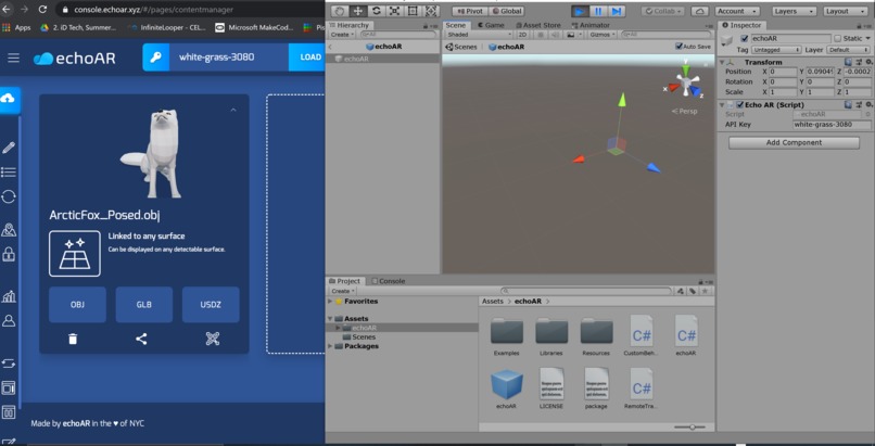 echoAR Test – screenshot 1