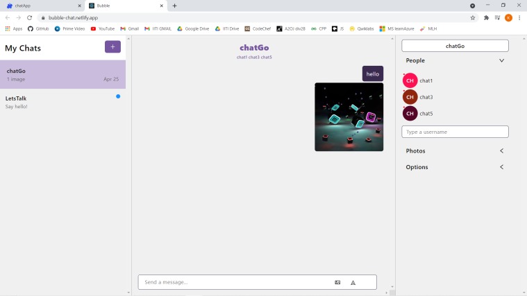Bubble-Chat – screenshot 2