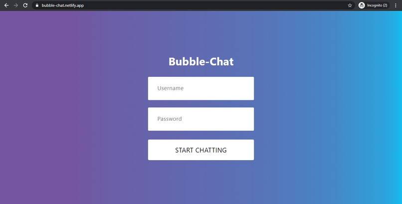 Bubble-Chat – screenshot 1