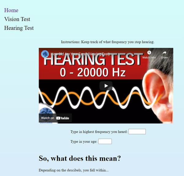 Self Exam – screenshot 2