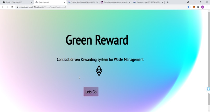 GREEN REWARD – screenshot 1