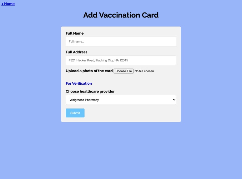 VaxPass – screenshot 2