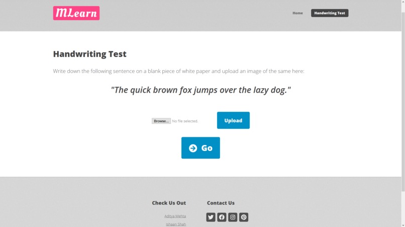 MLearn: The ML-Powered Handwriting Tutor – screenshot 3