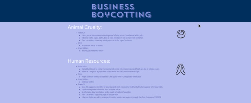 Business Boycotting – screenshot 3