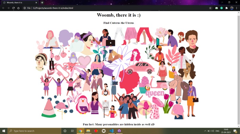 Woomb, there it is – screenshot 1