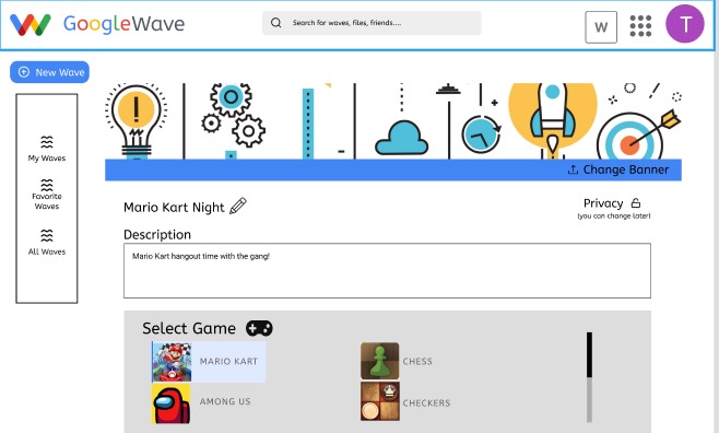 Google Wave – screenshot 3