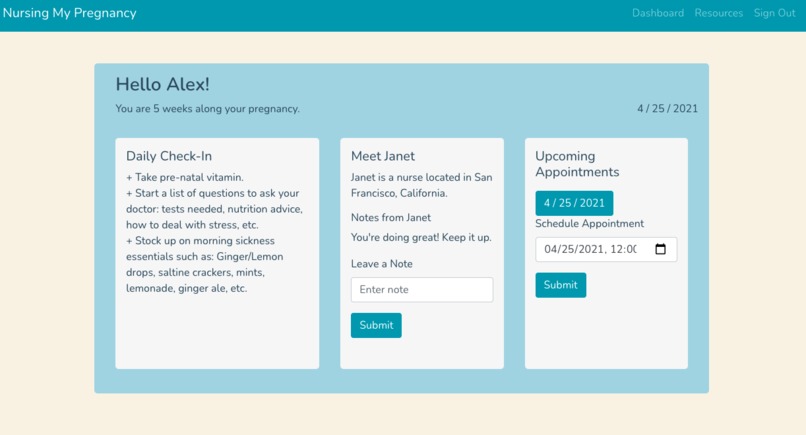 Nursing my Pregnancy – screenshot 3