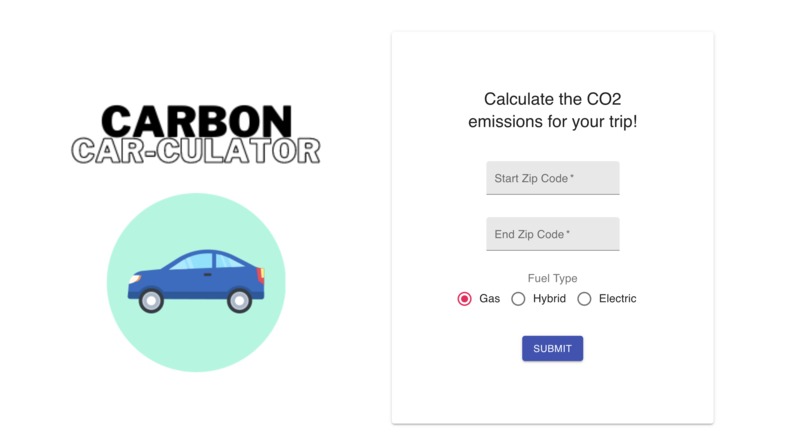 CO2 CARculator – screenshot 1