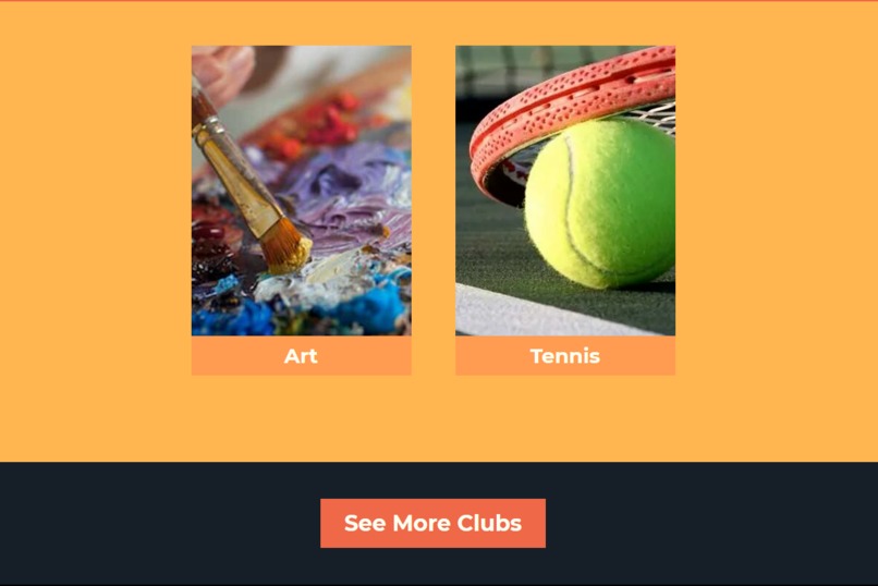 Club Finder System  – screenshot 2