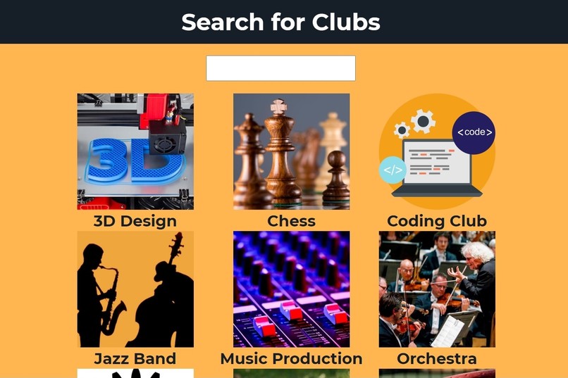 Club Finder System  – screenshot 3