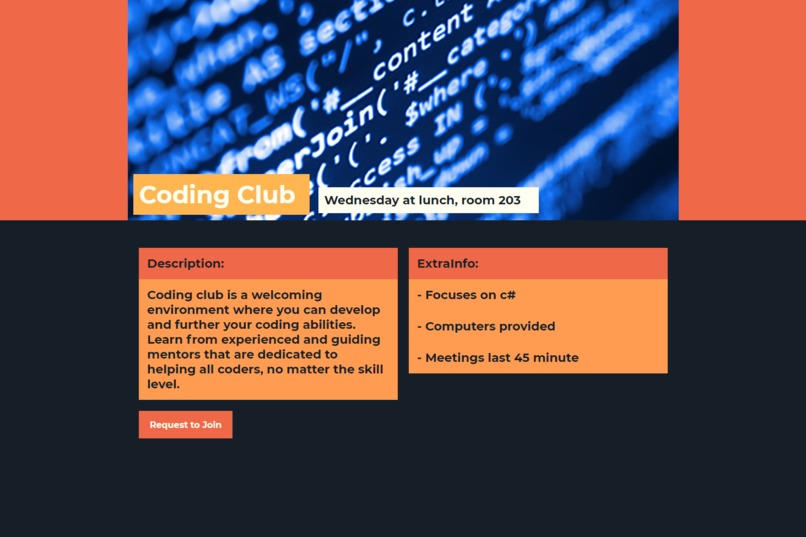 Club Finder System  – screenshot 9