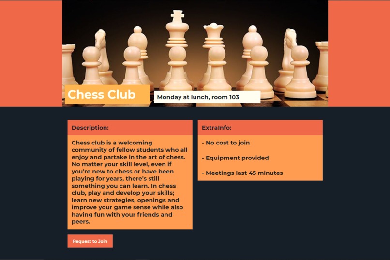 Club Finder System  – screenshot 8