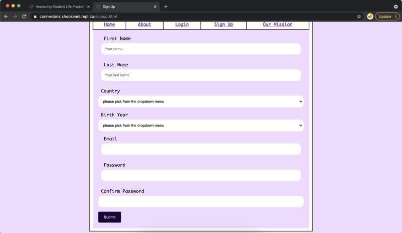 Connexions – screenshot 4