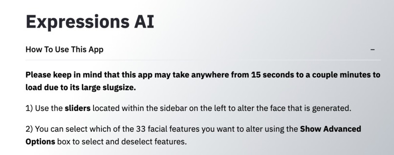 ExpressionsAI – screenshot 2