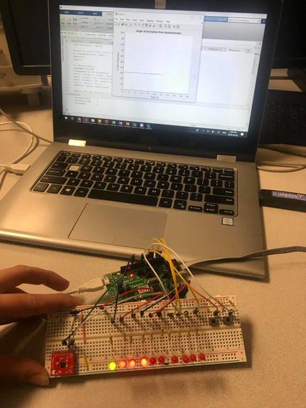 Accelerometer Angle Display – screenshot 1