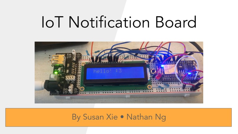 IoT Notification Board – screenshot 1