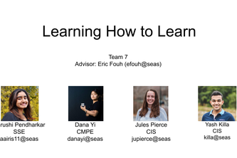 Team 7: Learning How to Learn