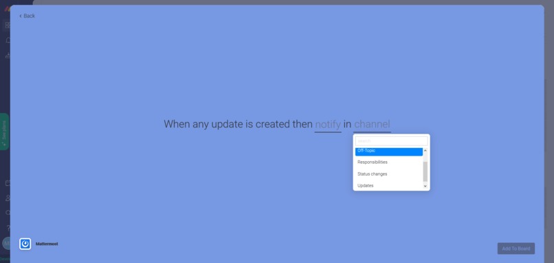 Mattermost integration – screenshot 6