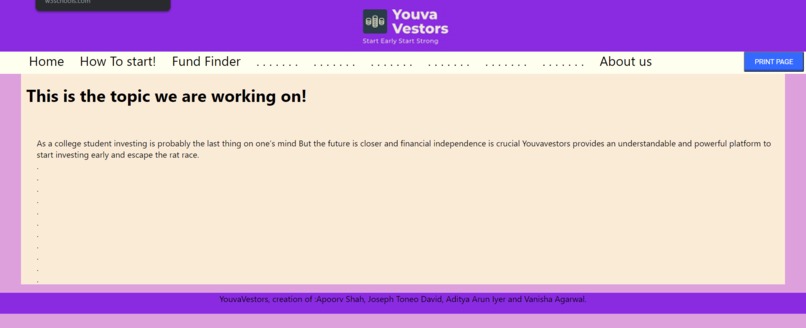 YouvaVestors – screenshot 1