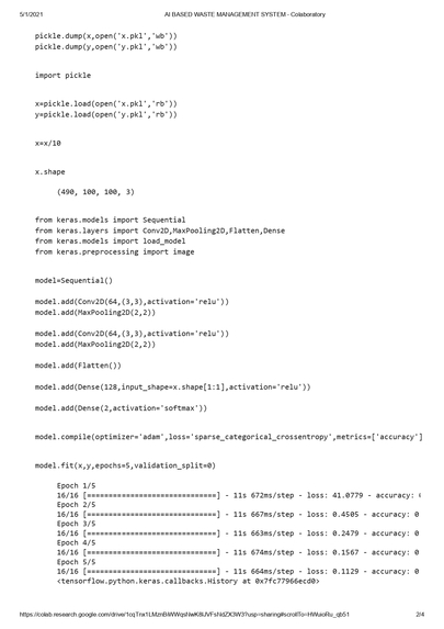 ARTIFICIAL INTELLIGENCE  IN WASTE MANAGEMENT SYSTEM – screenshot 2