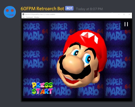 60FPM Discord Emu Bot – screenshot 1