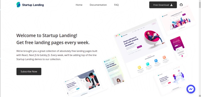 Professional site – screenshot 1