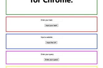 Task Focusing for Chrome