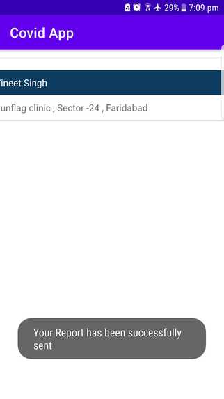 COVID FIRST AID – screenshot 2