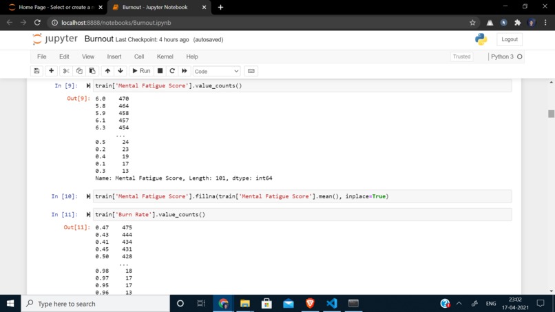 Employee_Burnout_Prediction – screenshot 2