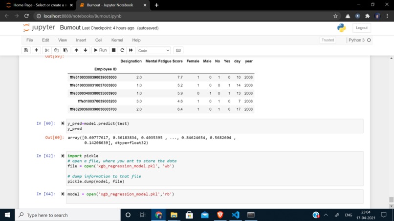 Employee_Burnout_Prediction – screenshot 6